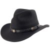 Australský černý klobouk vlněný - MACKAY