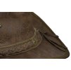 Australský hnědý (tan) klobouk kožený - SPRINGBROOK (Velikost 63 cm (XXL))