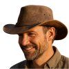 Australský klobouk kožený - SCIPPIS Irving (Velikost 61 cm (XL))