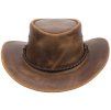 Australský kožený klobouk - OUTBACK LEGEND (Velikost 61 cm (XL))