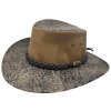 Jacaru Dingo Koolaroo – letní australský klobouk s koženou krempou a prodyšnou korunou (Velikost 63/64cm (XXL))