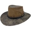 Jacaru Dingo Koolaroo – letní australský klobouk s koženou krempou a prodyšnou korunou (Velikost 63/64cm (XXL))