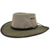 Jacaru Bush Breeze Camper khaki – letní plátěný klobouk s prodyšnou korunou (Velikost 63/64cm (XXL))
