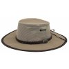 Jacaru Bush Breeze Camper béžový – letní plátěný klobouk s prodyšnou korunou (Velikost 63/64cm (XXL))
