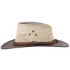 Australský klobouk kožený - DARWIN (Velikost 61 cm (XL))