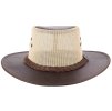 Australský klobouk kožený - DARWIN (Velikost 61 cm (XL))