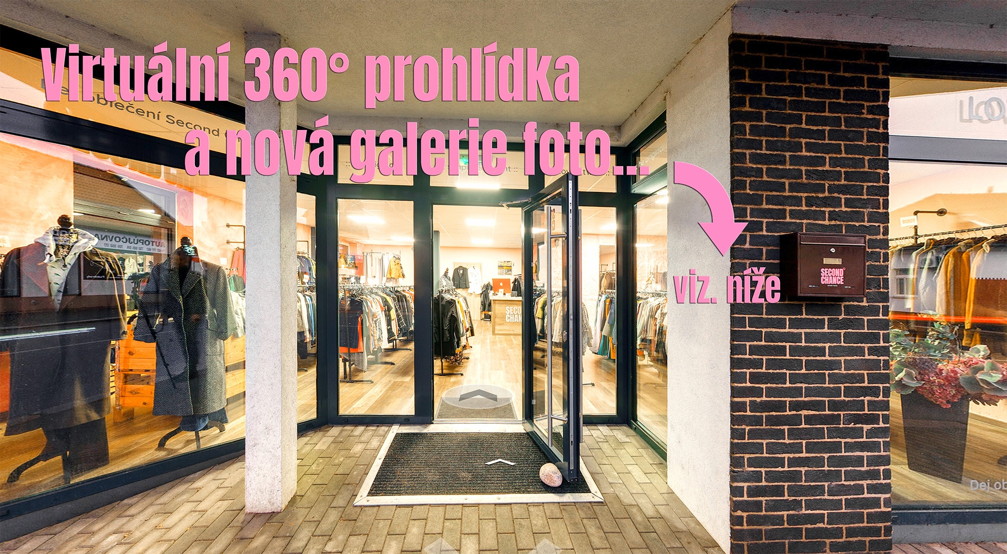 Virtuální 360° prohlídka a nová galerie foto...