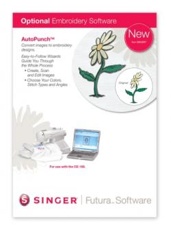 Softwarový program AutoPunch pro šicí stroj FUTURA CE 150