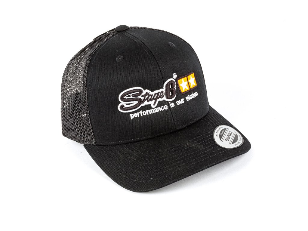 Baseballová kšiltovka Trucker Stage6, černá