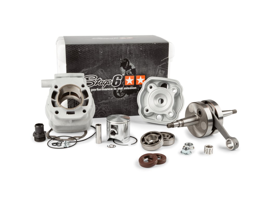 Válec Stage6 88ccm Big Racing + klikový hřídel, zdvih 45mm Derbi Euro 2