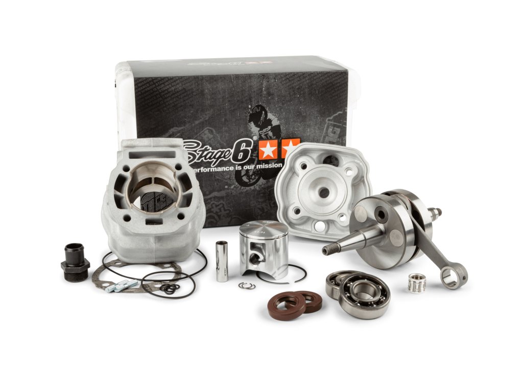 Válec Stage6 88ccm Big Racing + klikový hřídel, zdvih 45mm Derbi Euro 3 / Euro 4