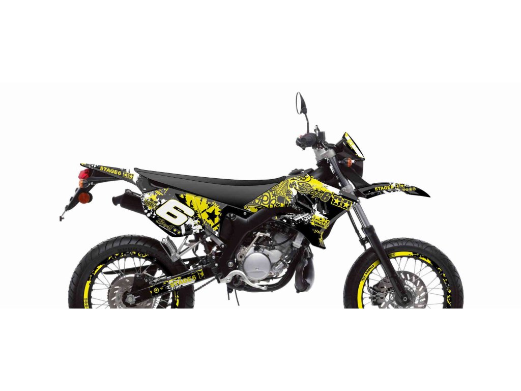 332592 sada polepu stage6 zluto cerna yamaha dt50