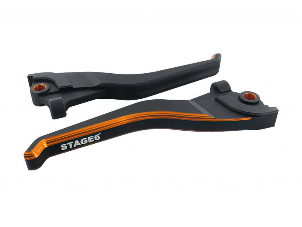 333711 brzdove packy stage6 cnc dual color yamaha aerox mbk nitro cerno oranzove