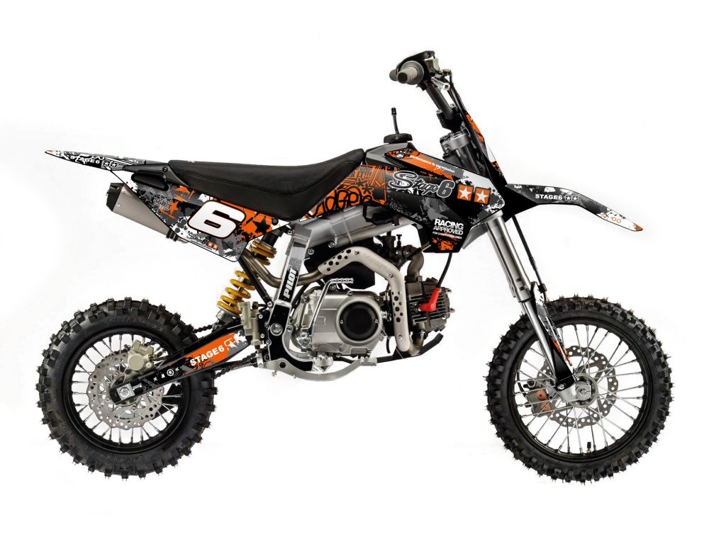 340341 sada polepu stage6 oranzovo bila pit bike ycf pilot