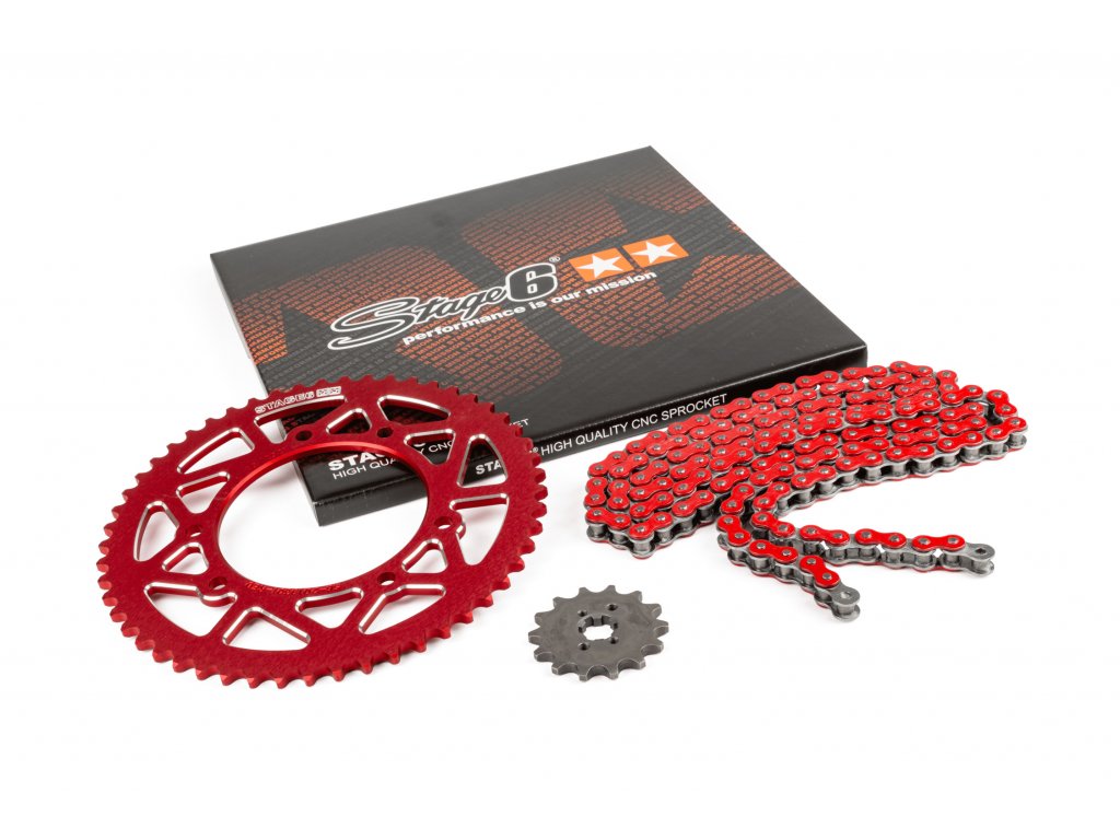 341331 6 retezova sada 13x53 420 stage6 alu cnc cervena derbi drd pro