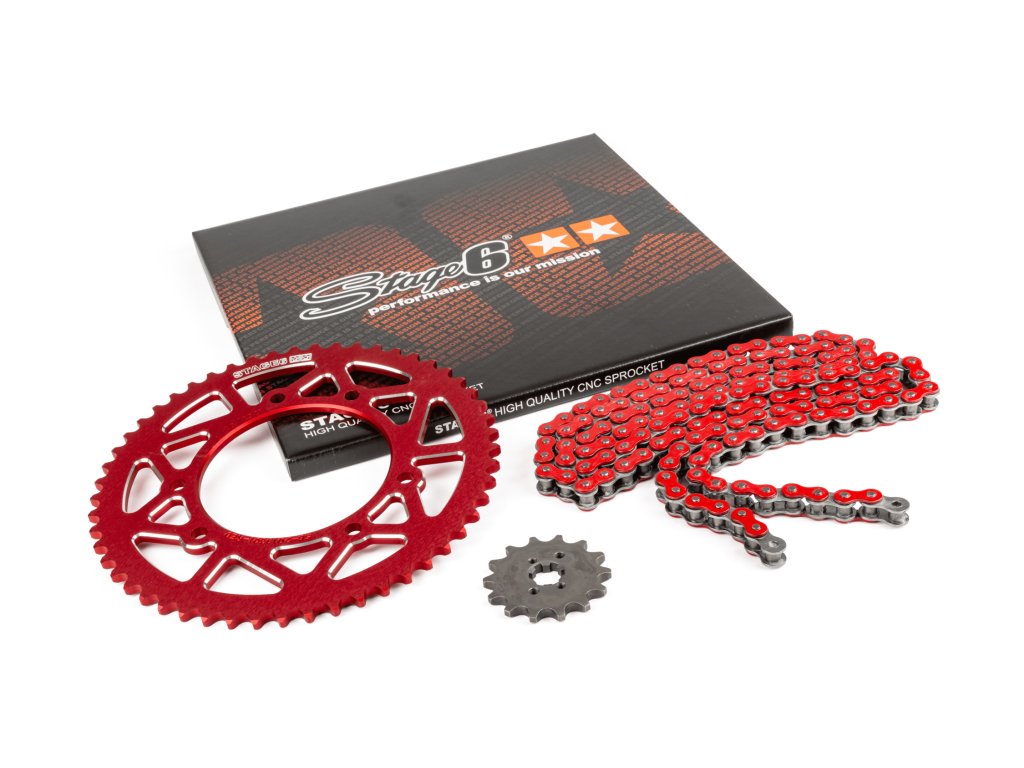 341340 6 retezova sada 14x53 420 stage6 alu cnc cervena derbi drd pro