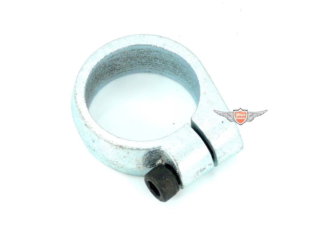 Manifold clamp 34mm steel for Zündapp CS 25, 50 Type 448, ZD 50, GTS C