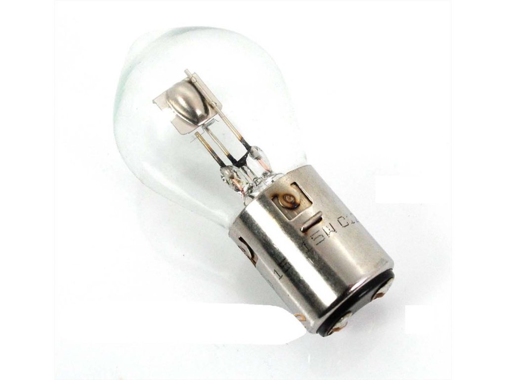 Headlight bulb 6 Volt 25/25 Watt for Zündapp R 50 scooter type 561, Kreidler Florett, Hercules