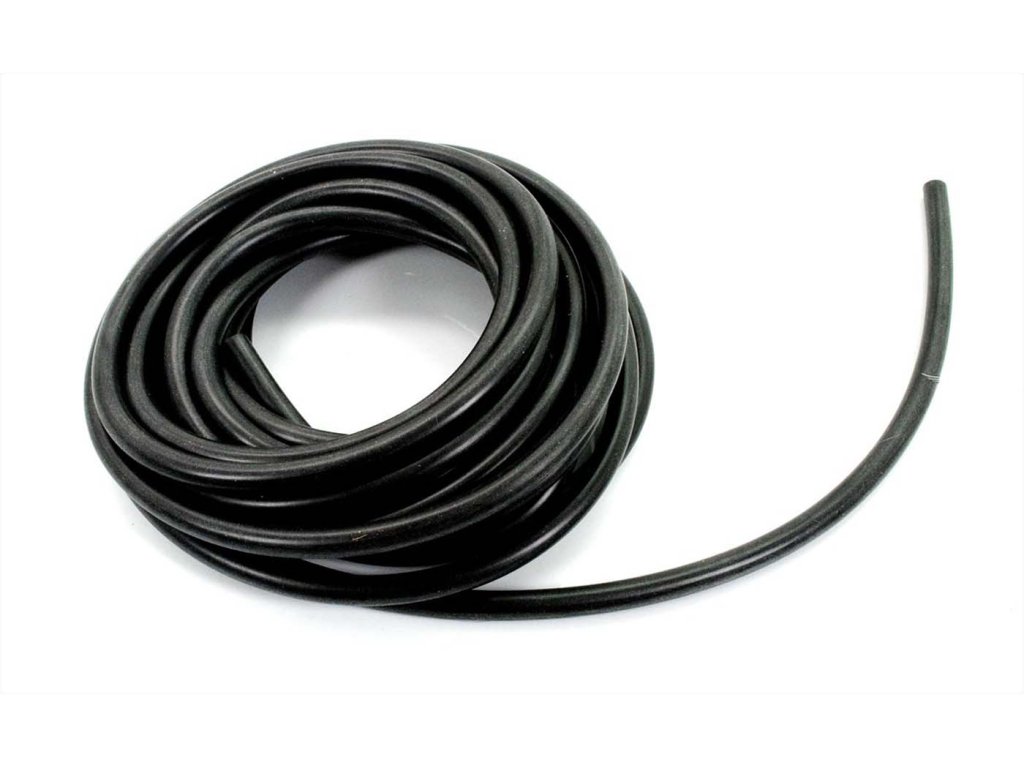 Ignition cable silicone 5 meter diameter 7mm color black for Zündapp, Kreidler, Hercules, Puch, KTM, DKW, moped, scooter, motorcycle