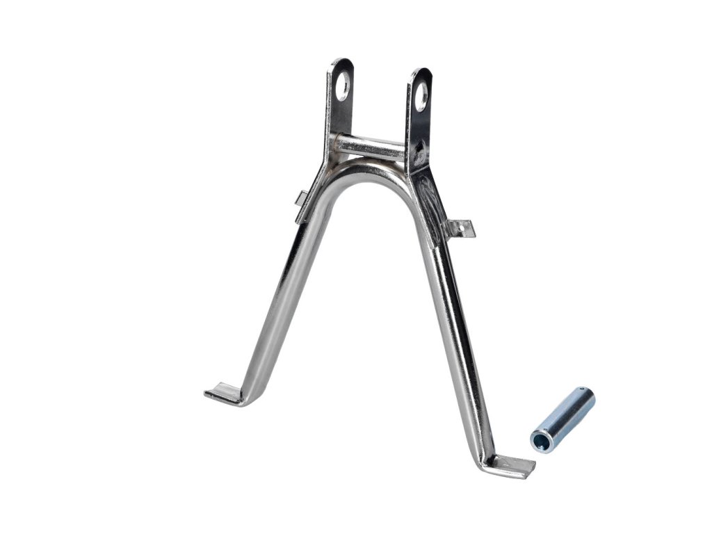 Main stand chrome with bearing tube for Zündapp C 50 Super Type 441, Sport 517, 529 GTS 50, KS
