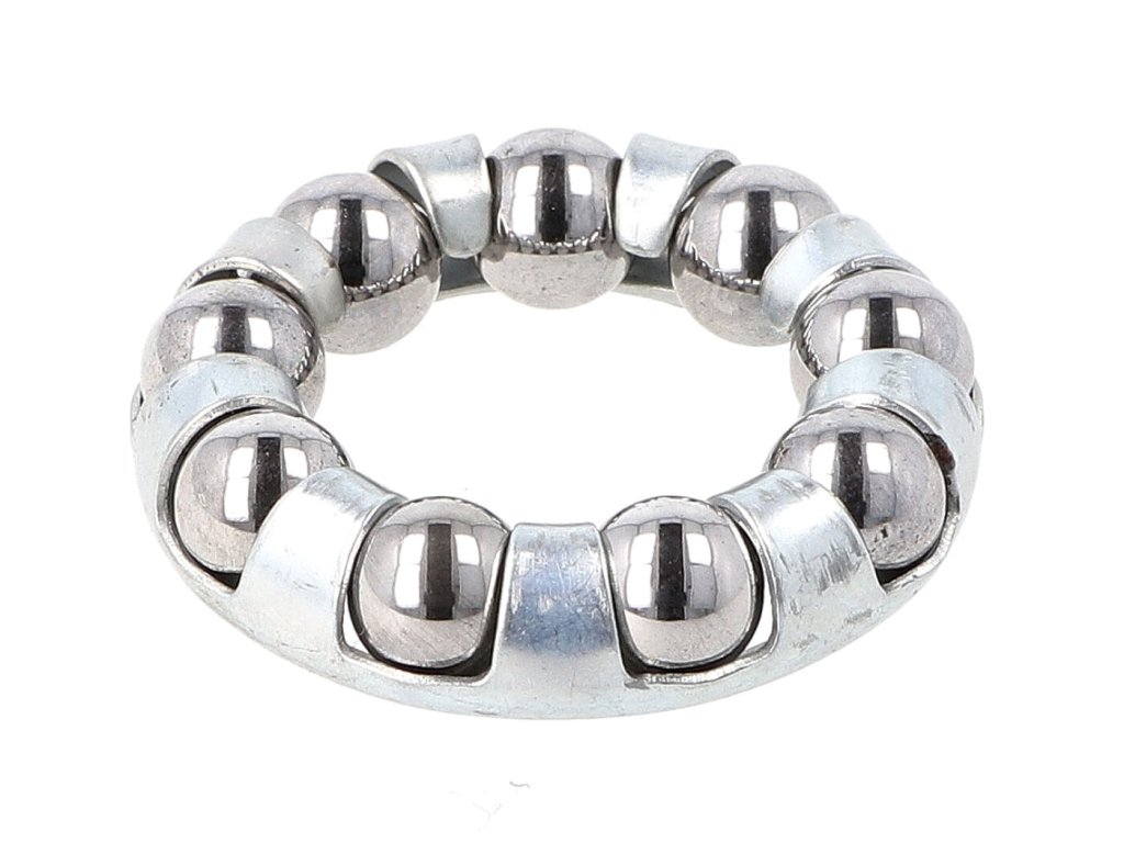 Wheel bearing 29.5x17.5x7mm 6.35mm balls for Zündapp, Super Combinette Type 429, Falconette 435, S 423, 428, 425, ZR 10, 20, 30