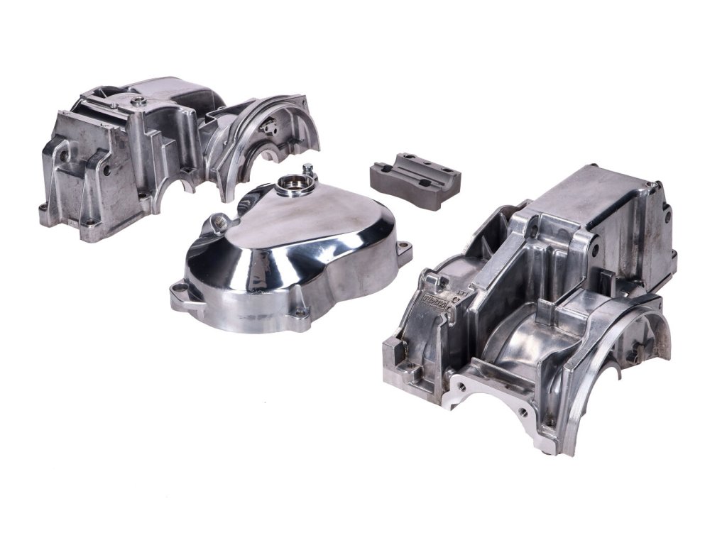 crankcase set type kickstarter 4-piece E50 for Puch Maxi S, Maxi K, Maxi N, X30, X40, Magnum