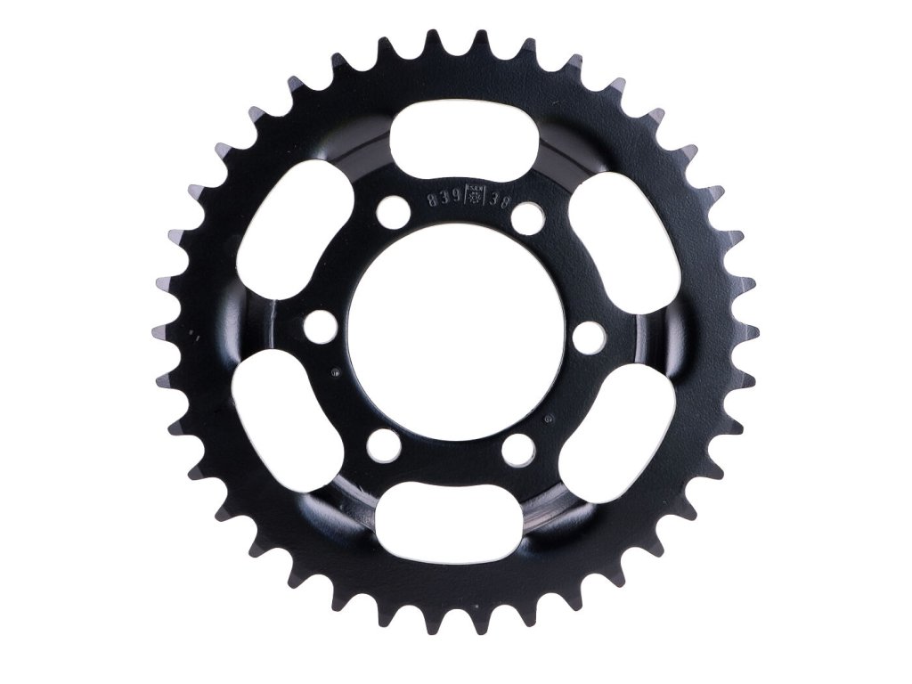 Sprocket Esjot steel 38 teeth 420 chain for Zündapp KS 50 Type 517, 530 Super, Sport, Super Sport