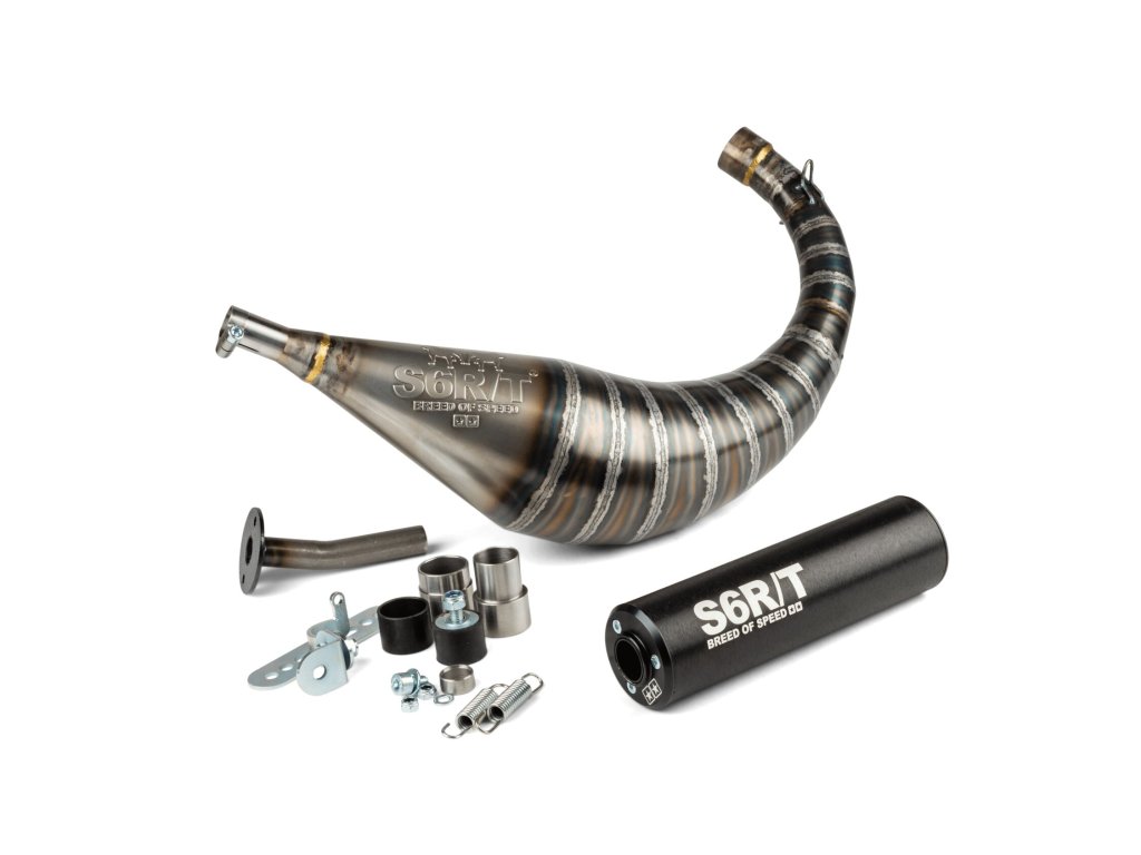 Výfuk Stage6 R/T 70 - 80 ccm AM6, černá