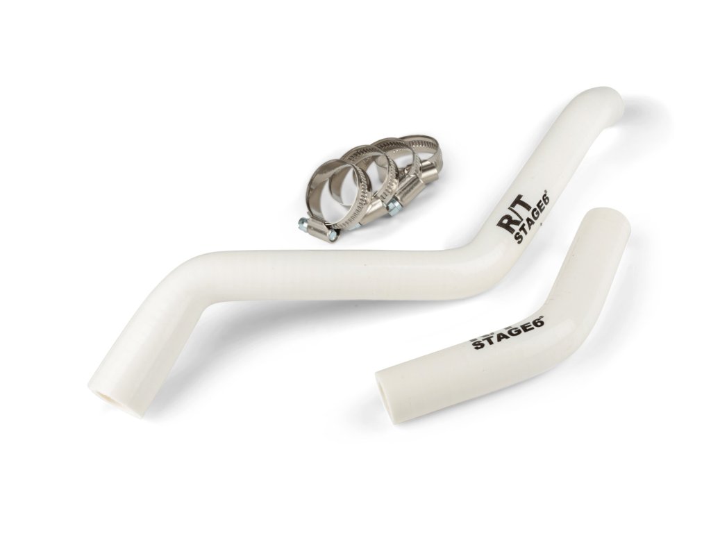 Sada hadic chladicí kapaliny Stage6 R/T Derbi Euro 3/4, bílá