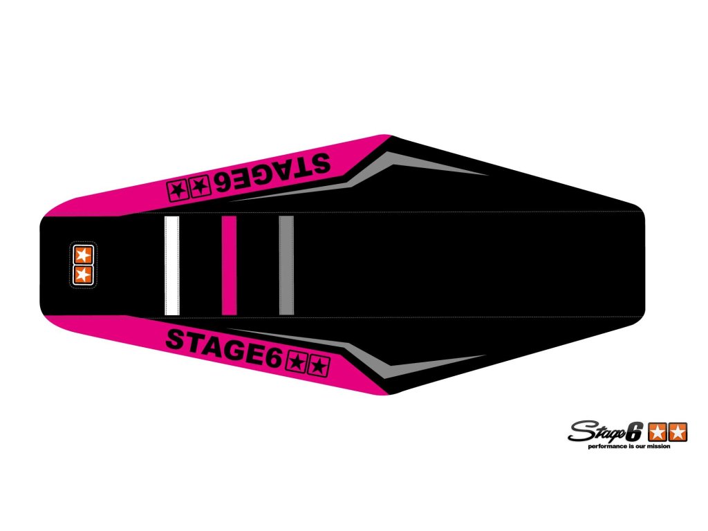 Potah sedla Derbi Senda 2000 - 2010 Stage6 Full Covering, růžová