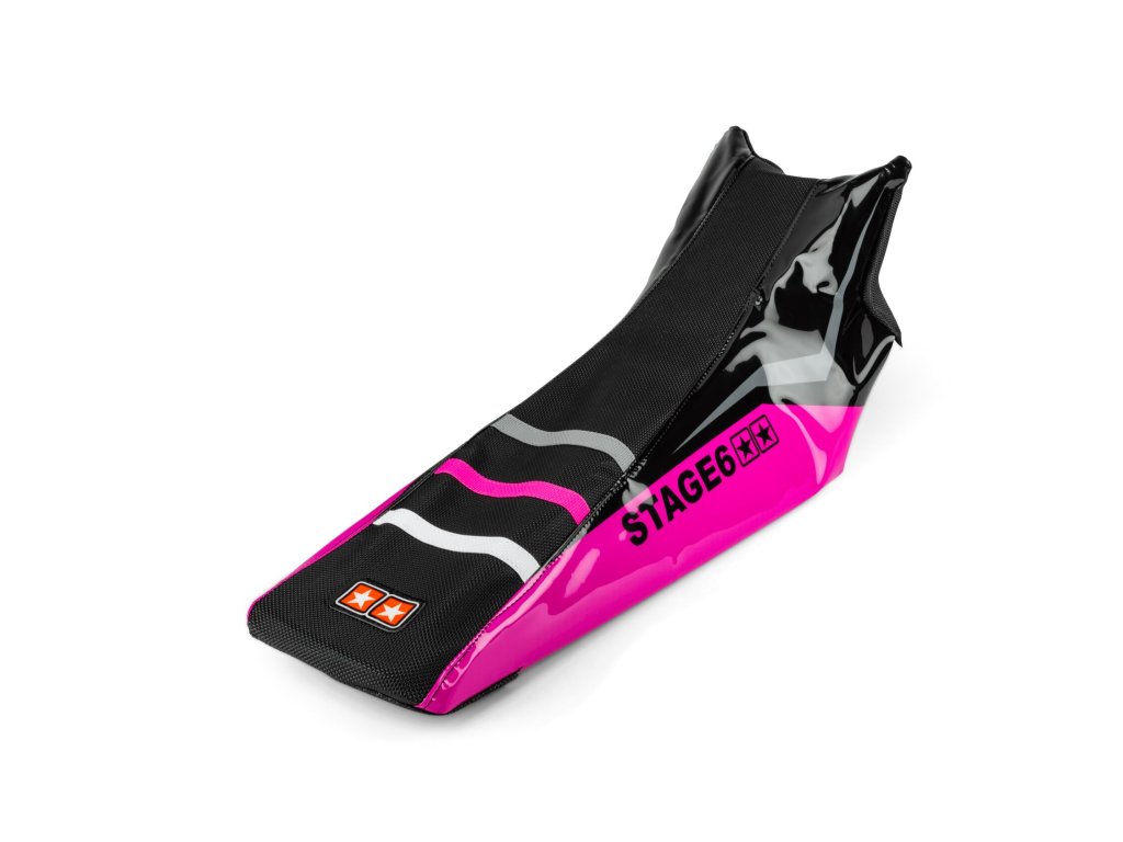 Potah sedla Derbi X-Treme 2011 - 2017 Stage6 Full Covering, růžová