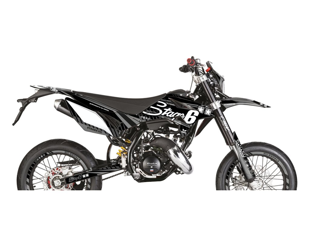 Sada samolepek Beta RR 2011 - 2020 Stage6, černá