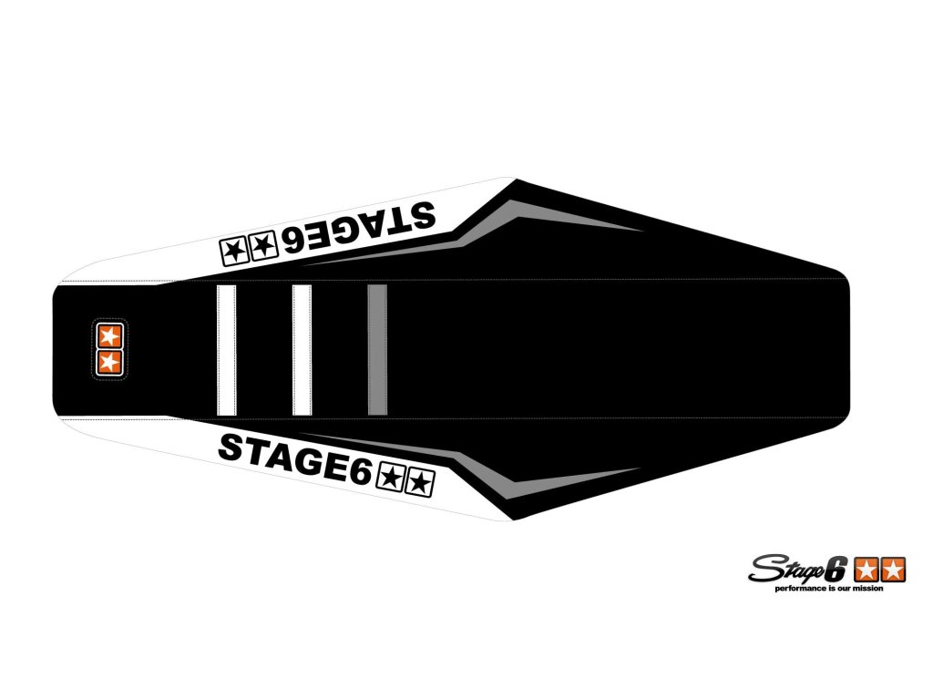 Potah Sedla Fantic XM 50 od 2017 Stage6 Full Covering, bílá