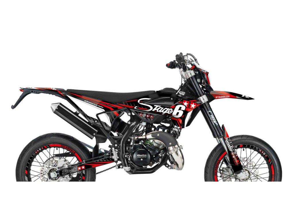 Sada samolepek Beta RR od 2021 Stage6, červená