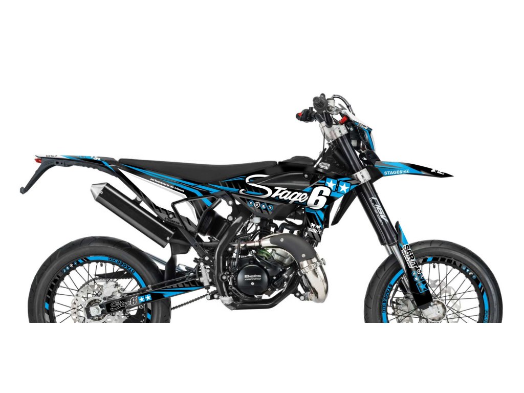 Sada samolepek Beta RR od 2021 Stage6, modrá