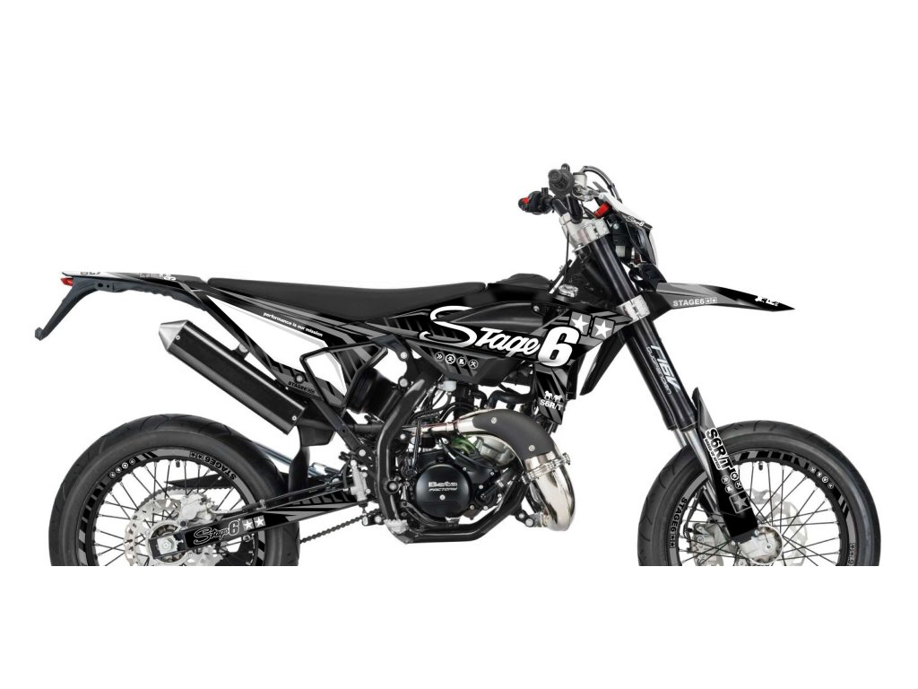 Sada samolepek Beta RR od 2021 Stage6, černá