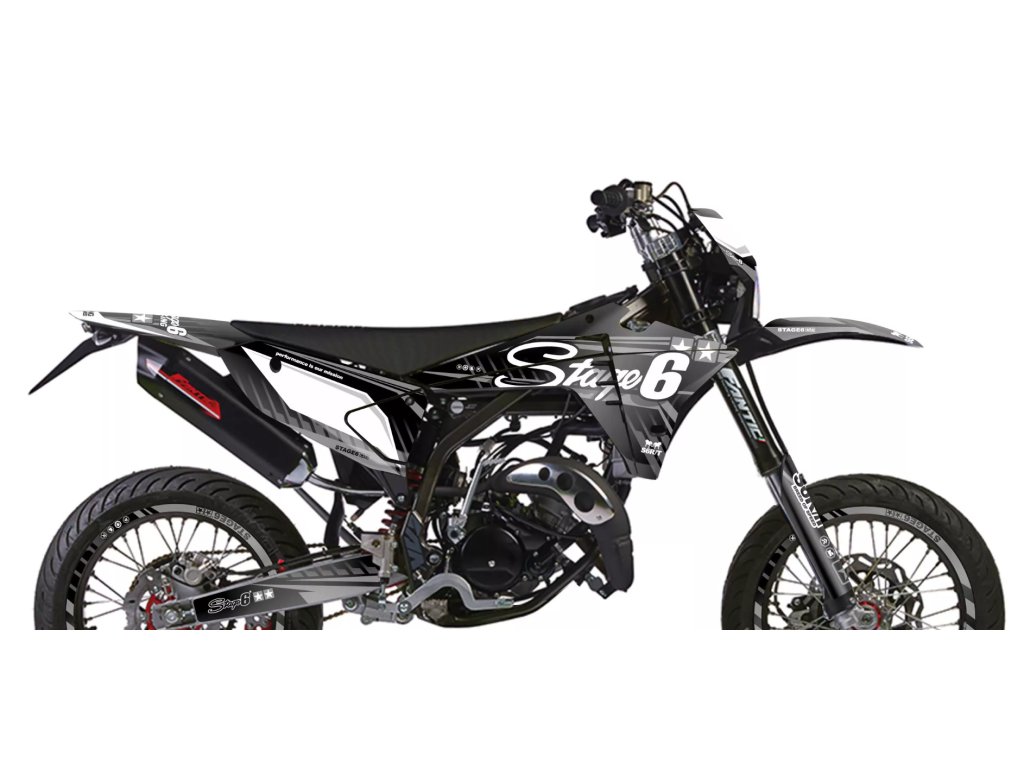 Sada samolepek sada Fantic XM 50 od 2023 Stage6 černá