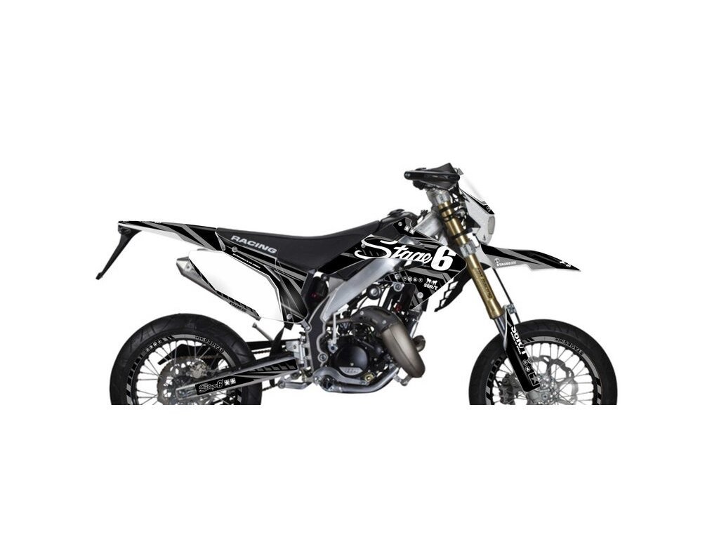 Sada samolepek Honda HM 50 Stage6 černá