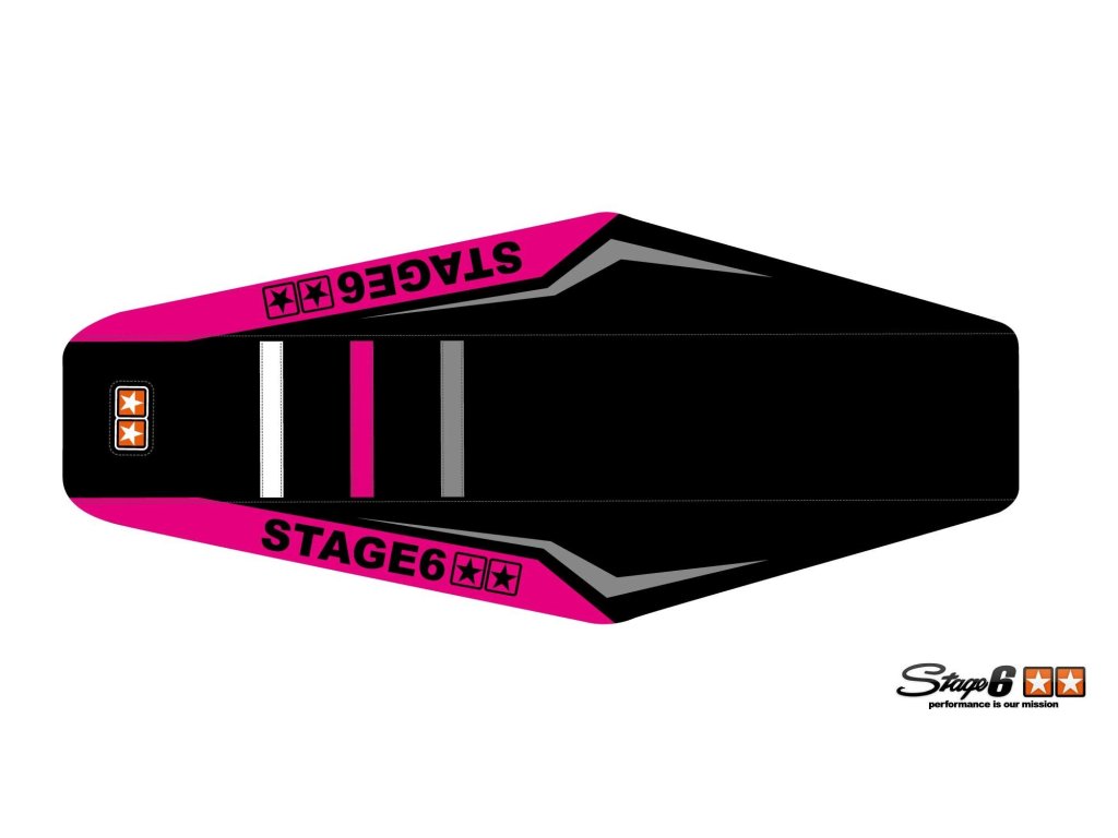 Potah sedla Yamaha DT Stage6 Full Covering růžový