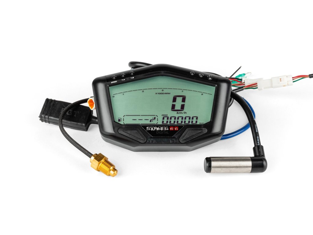 Tachometr multifunkční digitální Stage6 R/T MK2 černý
