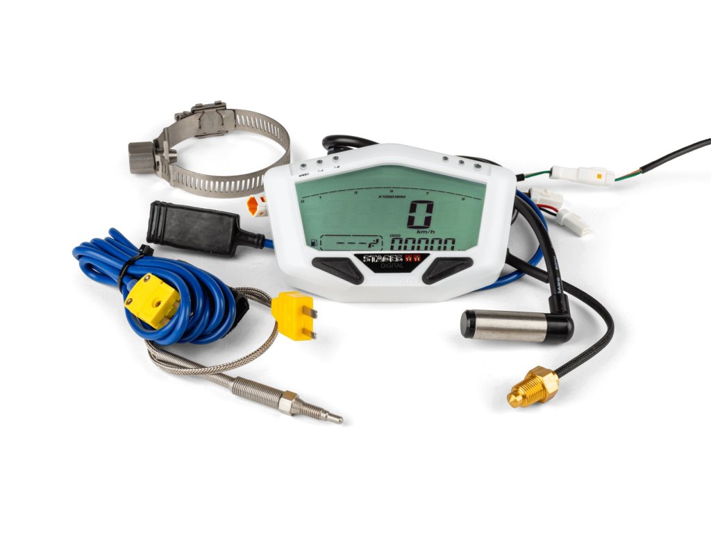 Digitální tachometr Stage6 R/T MK2 s EGT senzorem bílý