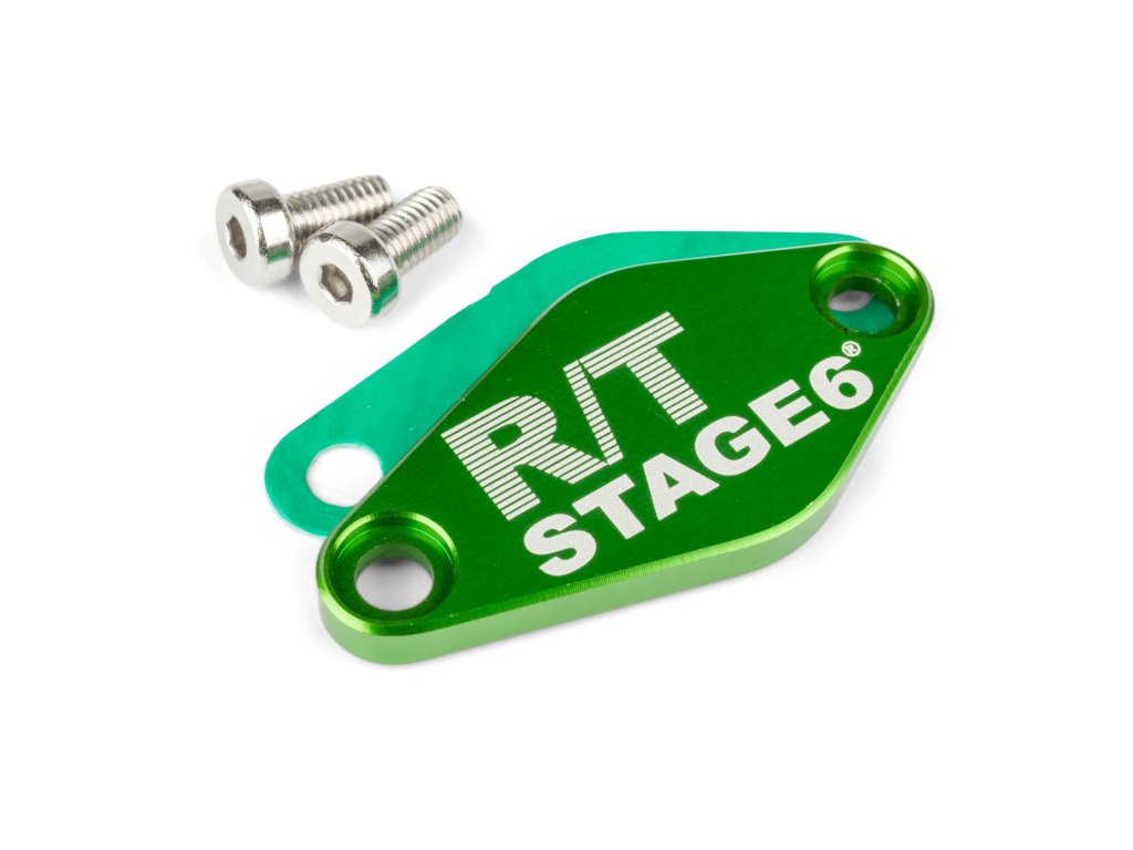 Kryt olejové pumpy Stage6 MK2 zelený AM6 / Derbi