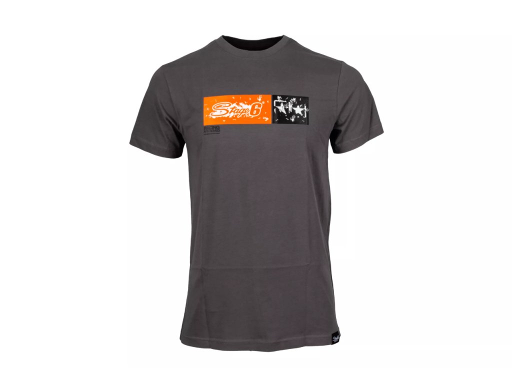 Tričko Stage6 Racing Approved šedé L