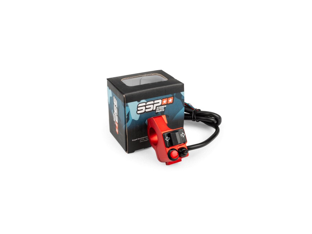 Univerzální přepínač Stage6 červený