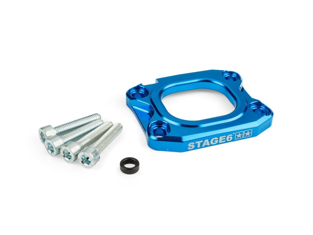 Podložka CNC pro Stage6 360° d.40mm AM6 / Derbi modrá