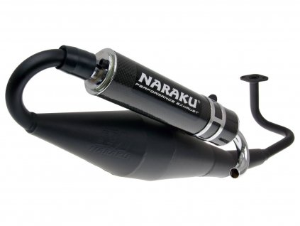 NK400.01 - Výfuk Naraku Crossover, černá-karbon