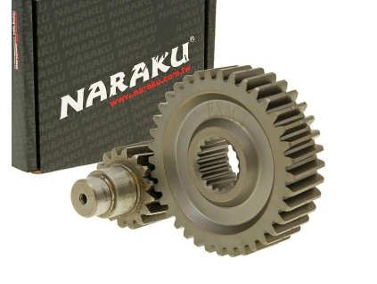 Sekundární převod Naraku Racing 16/37 +25%, GY6 125 / 150ccm 152/157QMI