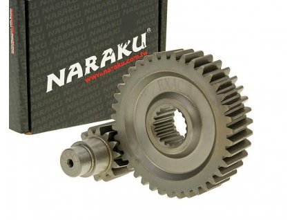 NK901.22 - Sekundární převod Naraku Racing 14/39 +10%, GY6 125 / 150ccm 152/157QMI