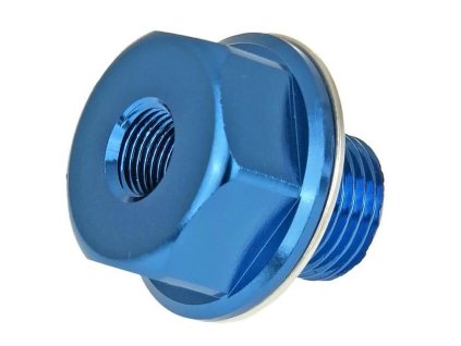 Výpustný šroub se závitem pro čidlo teploty Koso PT1/8 - M16x1.5