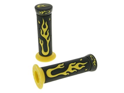 Gripy Flame černá, žlutá